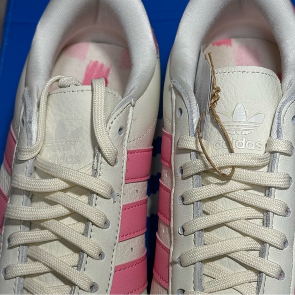 New adidas Taekwondo Lace Off White / Pink JQ4491 Size 6Y/7.5W, 7Y/8.5W Womens - Picture 5 of 12